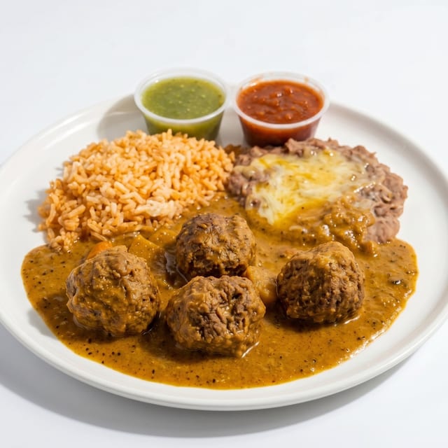 Albóndigas en Chipotle.
