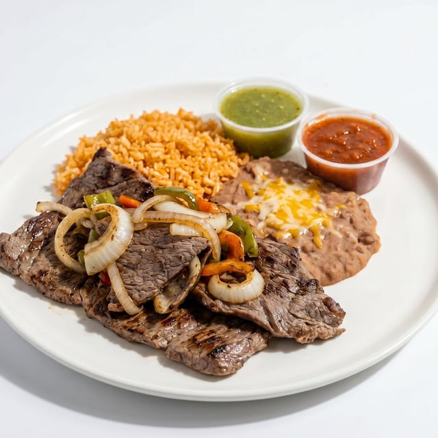 Fajitas Plate Combo.