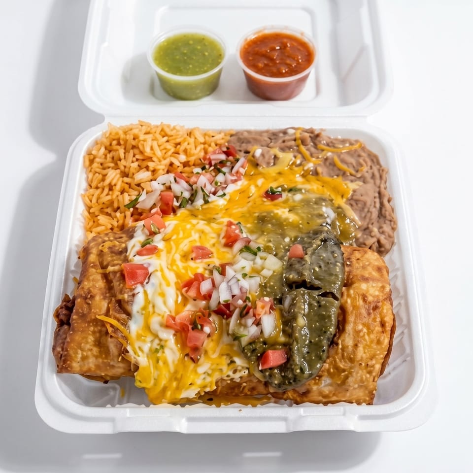 Indulge in Our Chimichanga