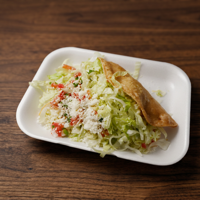 Beef Crispy Shell Taco.